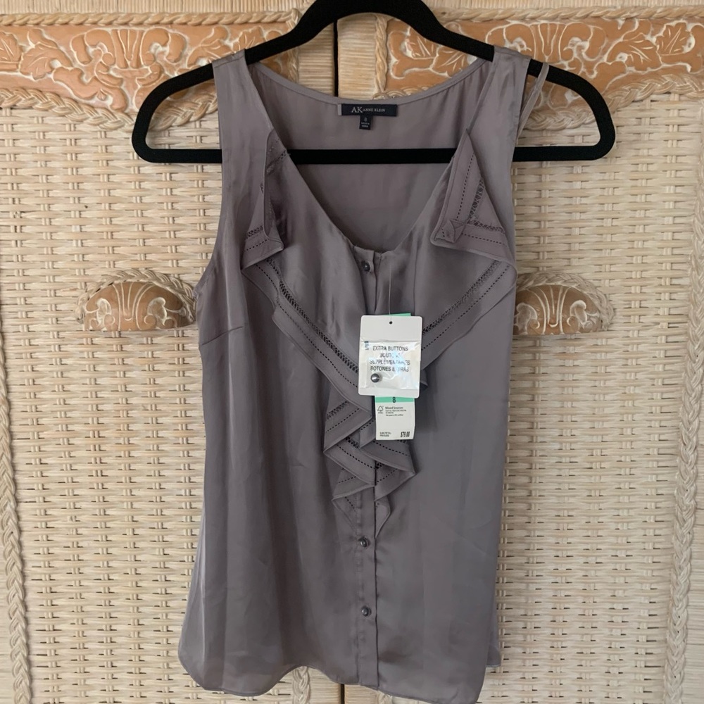 NWT Anne Klein Silk top